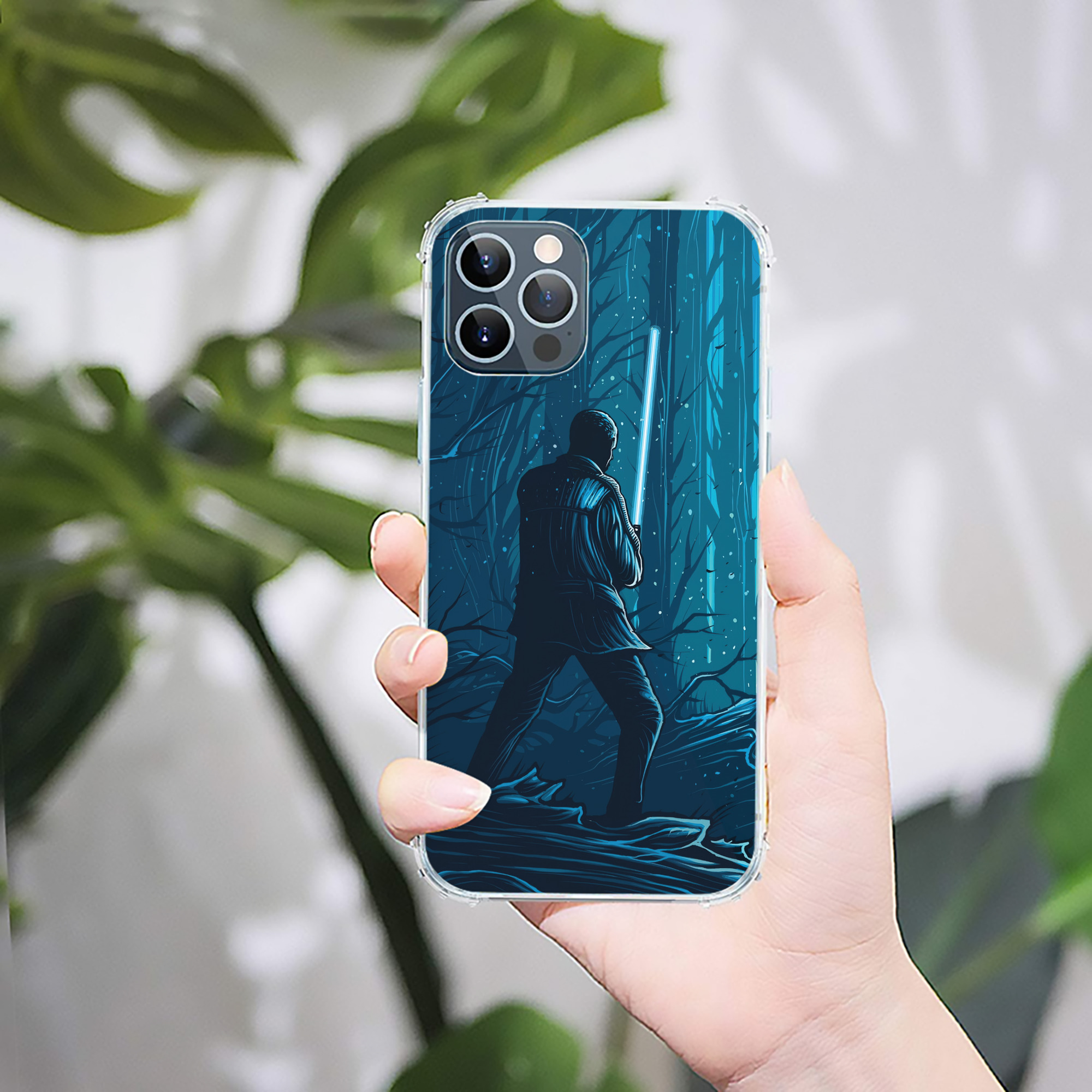 （画像用） スター・ウォーズ Star Wars 【iPhone 12シリーズ対応】透明スマホケース（クリアソフトケース）